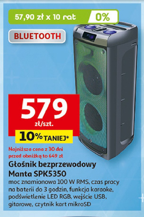 Głośnik spk5350 Manta promocja