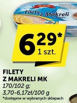 Filety z makreli MK promocja w Groszek