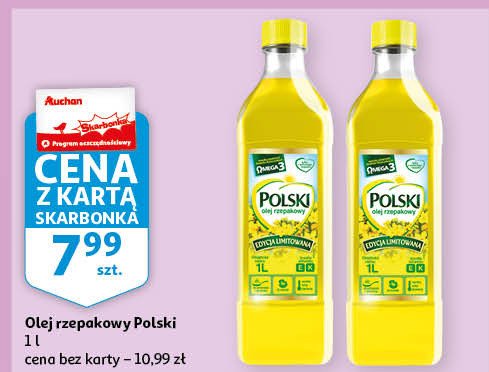 Olej rzepakowy omega3 Polski promocja