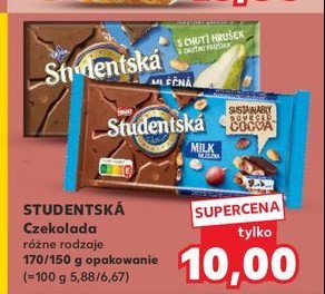 Czekolada mleczna z bakaliami i żelkami Orion studentska Nestle orion promocja w Kaufland