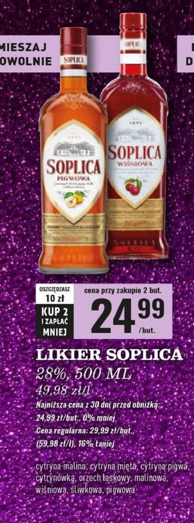 Wódka Soplica cytryna-malina promocja