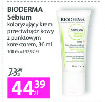Krem przeciwtr膮dzikowy Bioderma sebium promocja