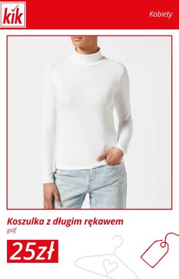 Koszulka z długim rękawem golf promocja w KiK