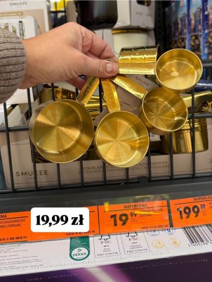 Miarki ]kuchenne złote promocja w Biedronka