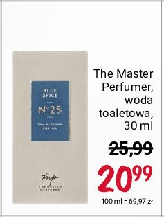 Woda toaletowa The master perfumer blue spice n°25 promocje