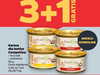 Karma dla kotów, różne rodzaje promocja w Netto