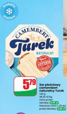 Ser pleśniowy camembert naturalny Turek promocja w Dino