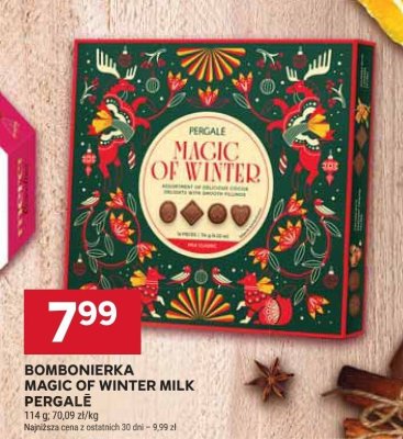 Bombonierka Magic of Winter Milk Pergale promocja w Stokrotka