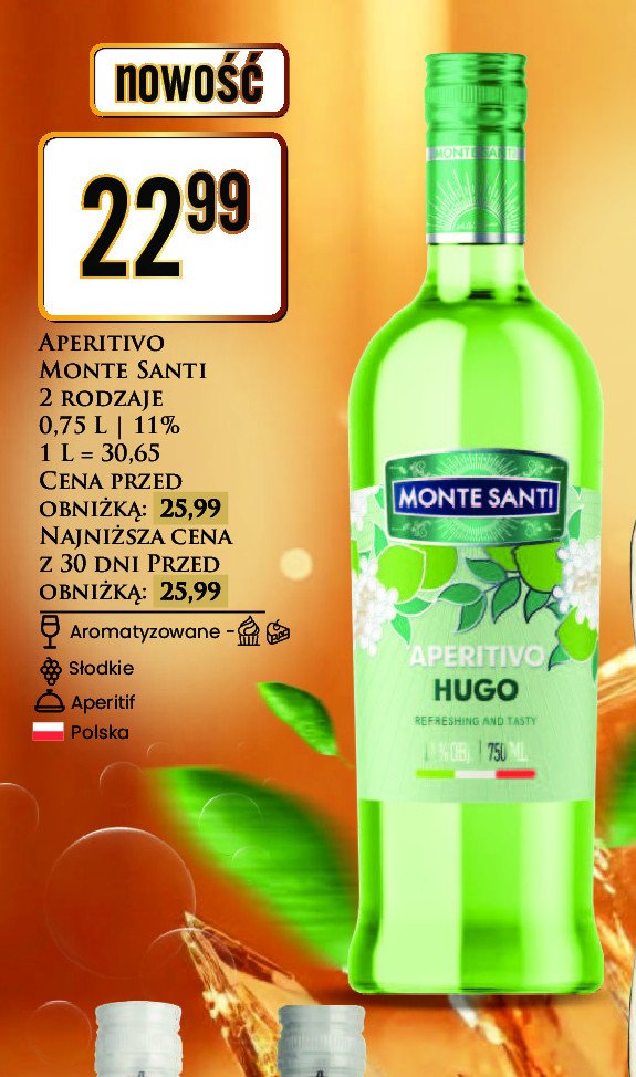 Wino MONTE SANTI HUGO promocja