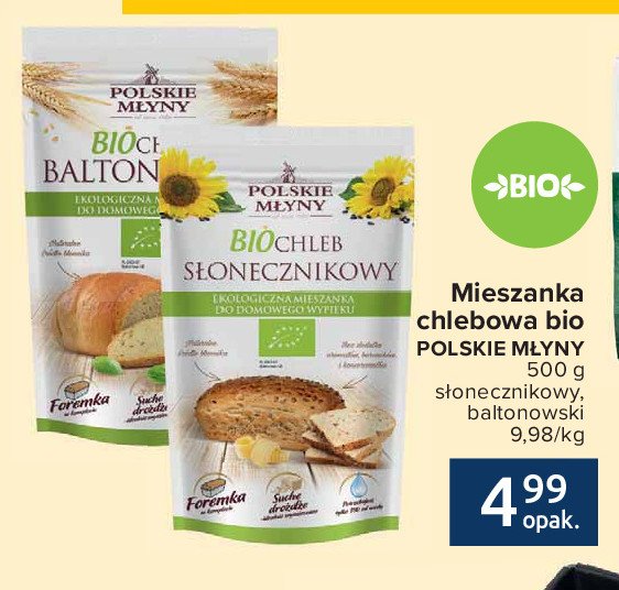 Mieszanka do wypieku chleba baltonowskiego Polskie młyny promocja