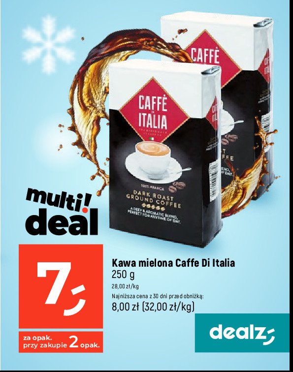 Kawa CAFFE DI ITALIA DARK ROAST promocja