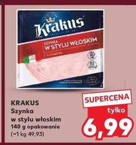 Szynka w stylu włoskim Krakus animex promocja