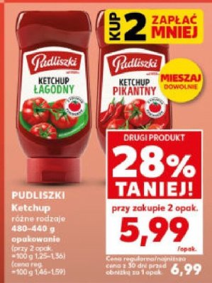 Ketchup różne rodzaje promocja w Kaufland
