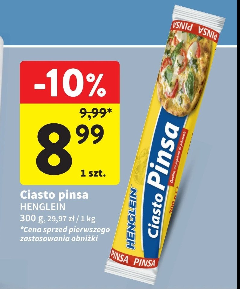 Ciasto pinsa Henglein promocja