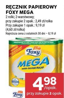 Ręcznik papierowy 2 rolki 2-warstwowy promocja w Stokrotka