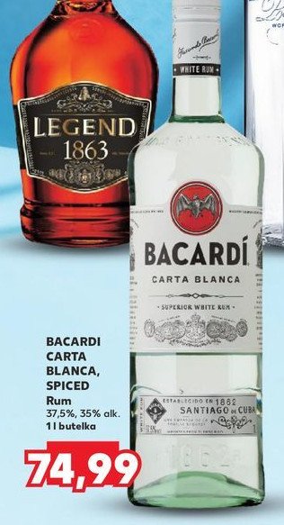 Rum Bacardi spiced promocja