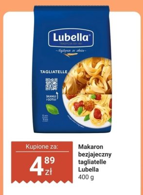 Makaron bezjajeczny tagliatelle  promocja w Dino