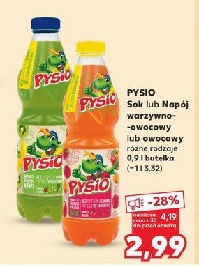 Sok marchew-jab艂ko-malina Pysio promocja