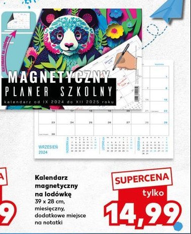 Kalendarz magnetyczny na lodówkę promocja