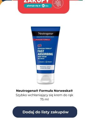 Szybko wchłaniający się krem do rąk promocja w Biedronka