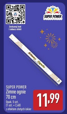 Zimne ognie 70 cm Opak. 5 szt.  promocja w Aldi