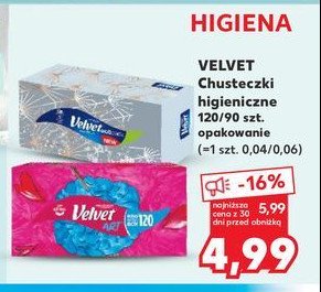 Chusteczki higieniczne Velvet promocja