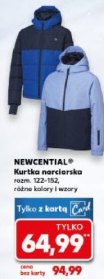 Kurtka narciarska rozm. 122-152, różne kolory i wzory NEWCENTIAL promocja w Kaufland
