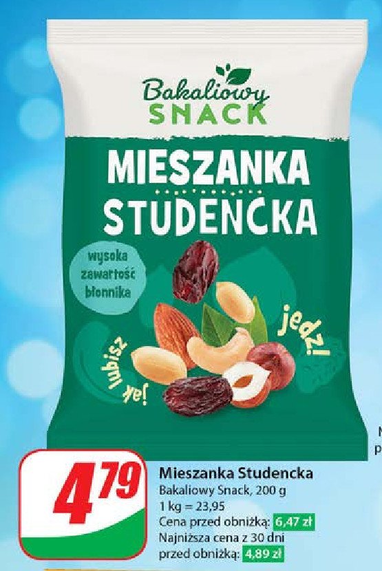 Mieszanka studencka Bakaliowy snack promocja