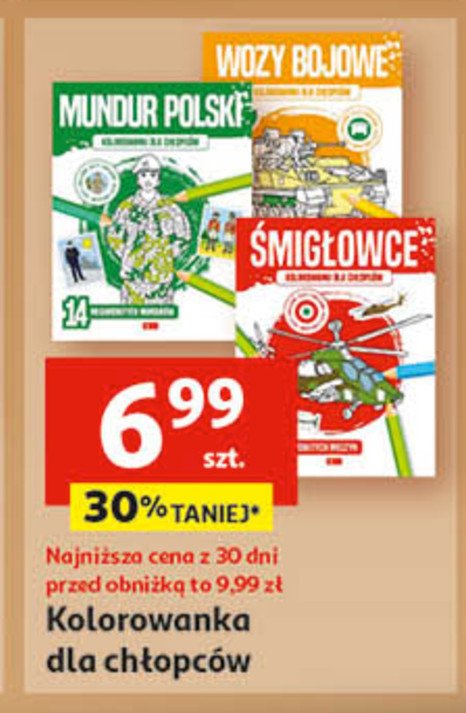 Kolorowanka wozy bojowe promocja