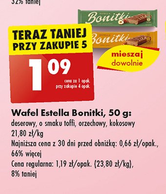 Wafelek kokosowy Bonitki promocja