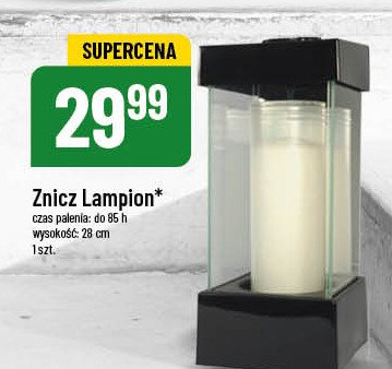 Znicz szklany lampion promocja
