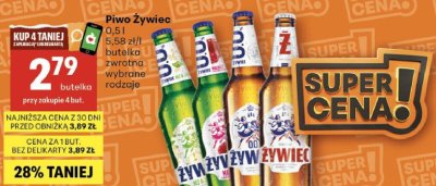 Piwo promocja w Delikatesy Centrum