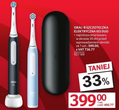Szczoteczka elektryczna Oral-B Duo promocja w Selgros