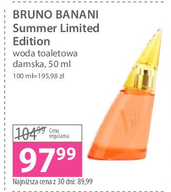 Woda toaletowa Bruno banani limited edition summer promocja