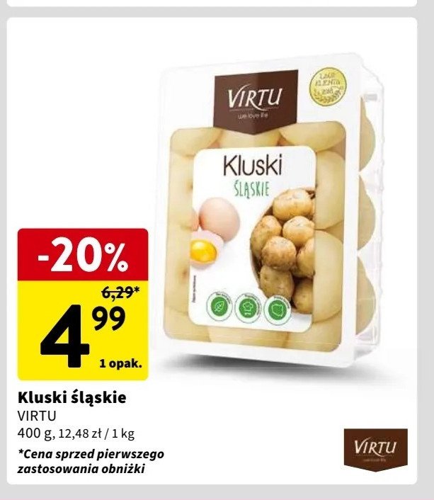 Kluski śląskie Virtu promocja