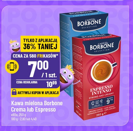 Kawa Borbone espresso intenso promocja w POLOmarket