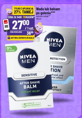 Woda lub balsam po goleniu Nivea Men promocja w POLOmarket