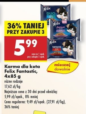 Karma dla kot贸w smaki rybne w galaretce promocja