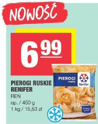 Pierogi ruskie Renifer Ren promocja w SPAR