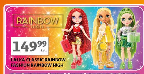 Lalka body fashion Rainbow high promocja