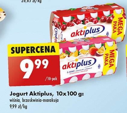 Jogurt wiśniowy Aktiplus promocja