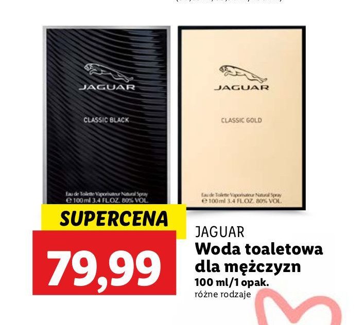 Woda toaletowa Jaguar classic gold promocja