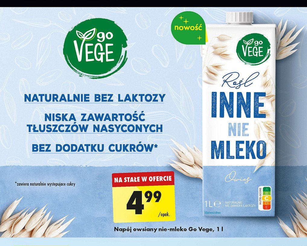 Napój owsiany Govege promocja