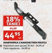 Pompka aluminiowa z manometrem Profex promocja