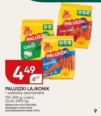 Paluszki Lajkonik promocja w Chata Polska