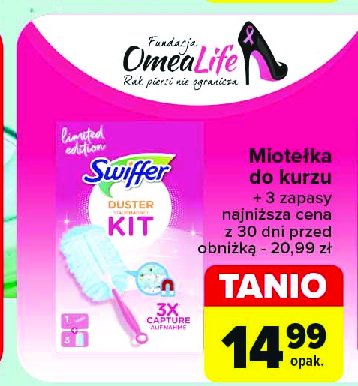 Miotełka do kurzu + 3 zapasy Swiffer promocja