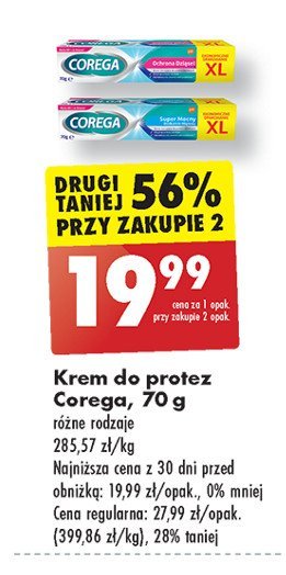 Krem mocujący do protez mocno miętowy Corega super mocny promocja