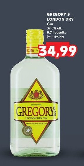 Gin GREGORY'S promocja