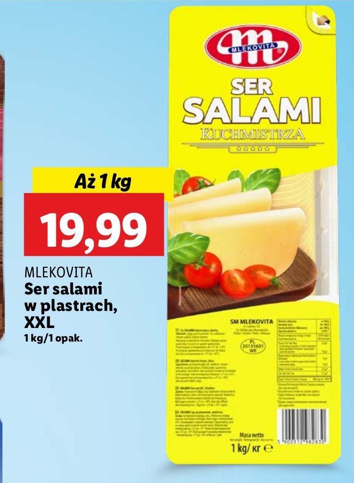 Ser salami Mlekovita promocja