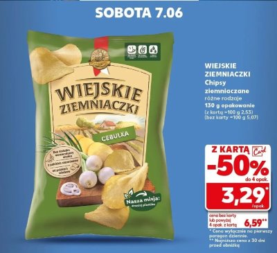 Chipsy o smaku cebulki Lorenz wiejskie ziemniaczki promocja